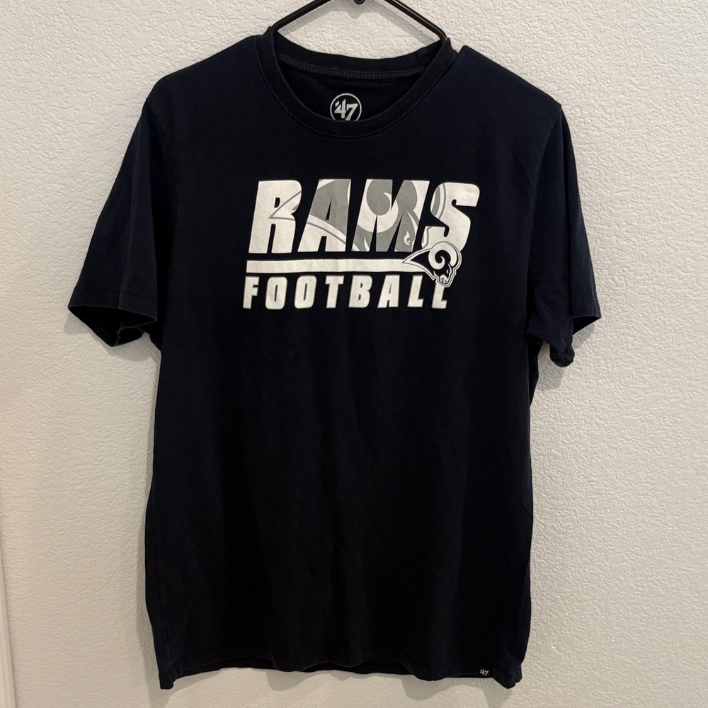 47 Los Angeles Rams Navy Short-Sleeve Football Tee